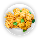 Chicken Nuggets With Chips 