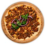 Spicy Mince & Cheese Pizza 
